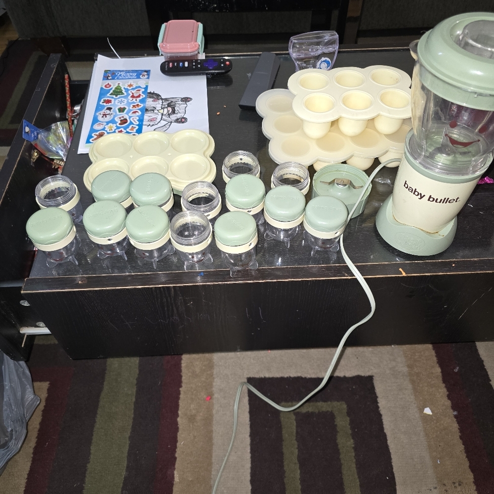 Baby Bullet Blender Set with Storage Cups